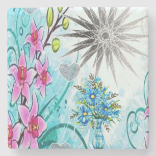 Moederdag Marble Stone Onderzetter