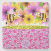 Moederdag Marble Stone Onderzetter (Voorkant)