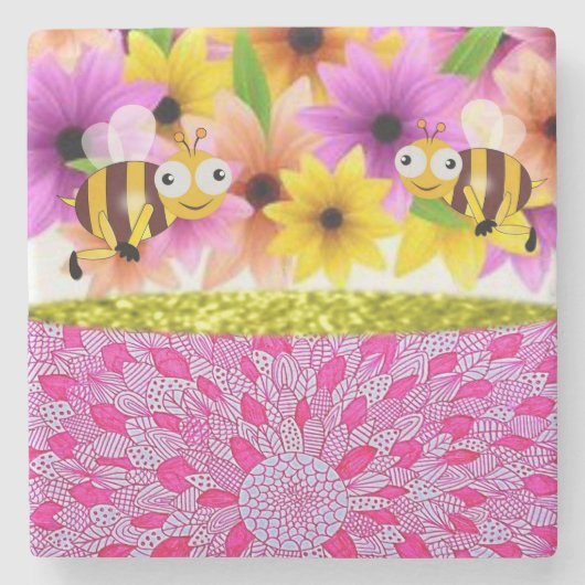 Moederdag Marble Stone Onderzetter (Voorkant)