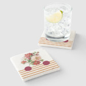 Moederdag Marble Stone Onderzetter (Zijkant)