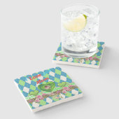 Moederdag Marble Stone Onderzetter (Zijkant)