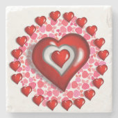 Moederdag Marble Stone Onderzetter (Voorkant)