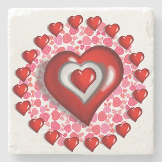 Moederdag Marble Stone Onderzetter (Voorkant)