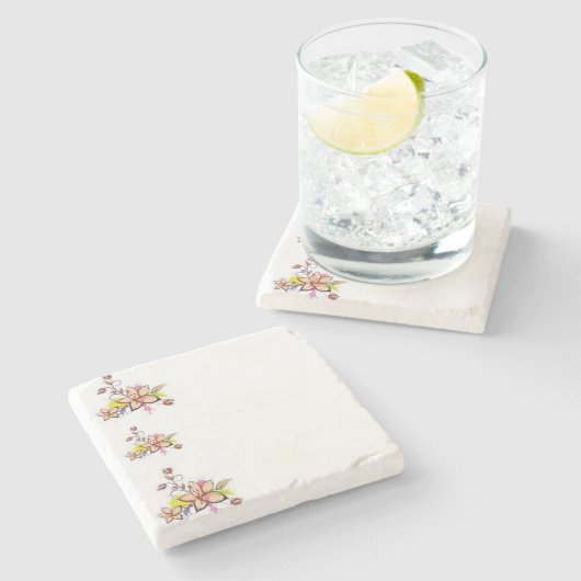 Moederdag Marble Stone Onderzetter (Zijkant)