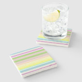 Moederdag marmer Stone Onderzetter Pastel (Zijkant)