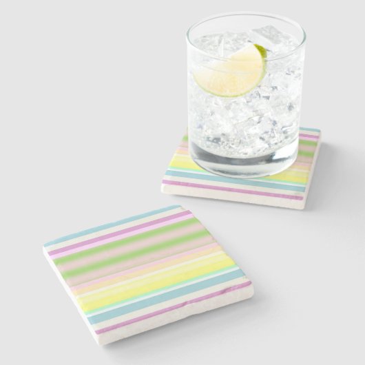 Moederdag marmer Stone Onderzetter Pastel (Zijkant)