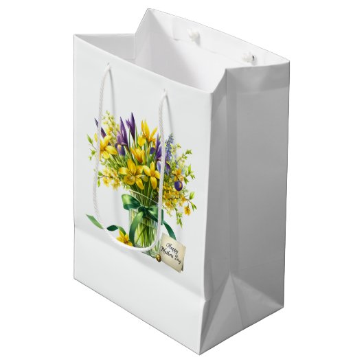 Moederdag  medium cadeauzakje (Voorkant Gekanteld)