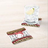 Moederdag Messy Hair Baseball Kartonnen Onderzetters (Insitu)