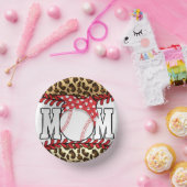 Moederdag Messy Hair Baseball Papieren Kommen (Feest)