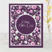 Moederdag met bloemen kaart (Gele Bloem)