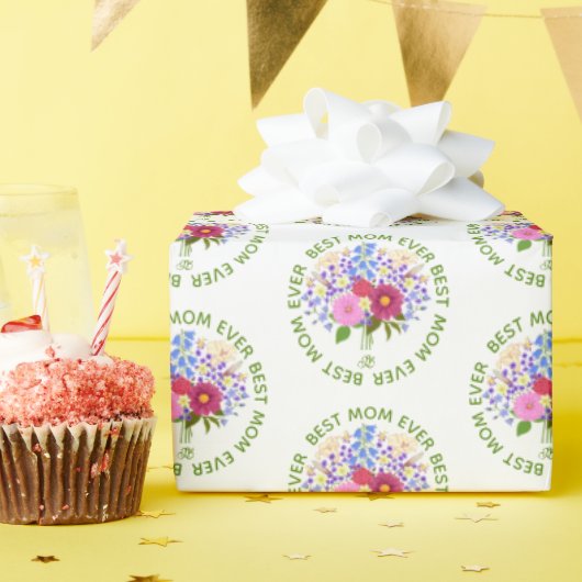 Moederdag Met Blumenstrauss Cadeaupapier (Verjaardagsfeest)