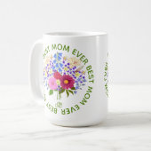 Moederdag Met Blumenstrauss Grote Mok (Voorkant links)