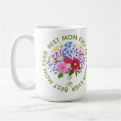 Moederdag Met Blumenstrauss Grote Mok (Links)