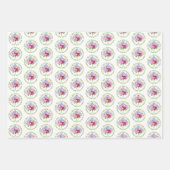 Moederdag Met Blumenstrauss Inpakpapier Vel (Voorkant)