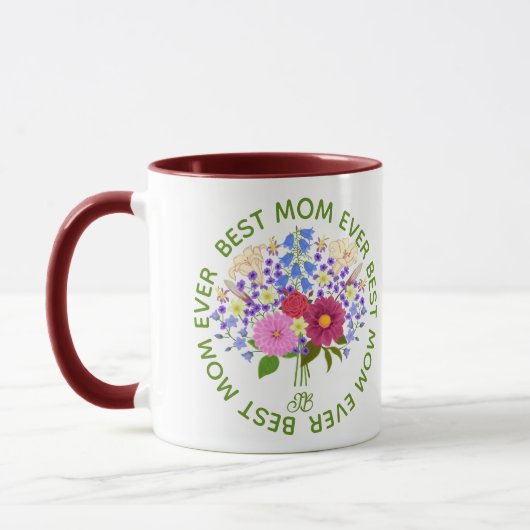 Moederdag Met Blumenstrauss Mok (Links)