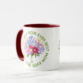 Moederdag Met Blumenstrauss Mok (Voorkant links)