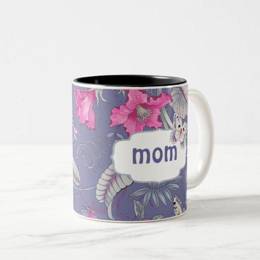 Moederdag met flessen en bloemen, Mokken met cadea (Voorkant rechts)