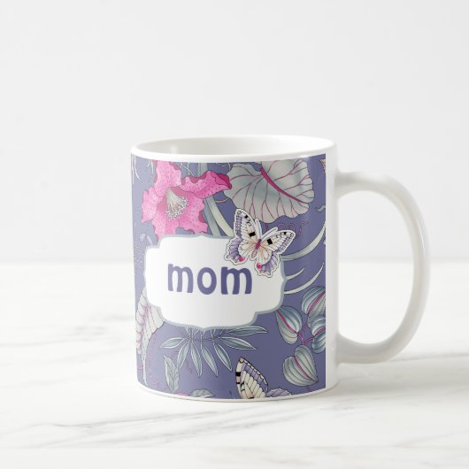 Moederdag met flessen en bloemen, Mokken met cadea (Rechts)