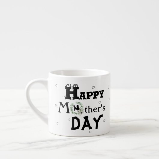 Moederdag met harten espresso kop (Links)