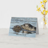 Moederdag met havenzegels kaart (Gele Bloem)