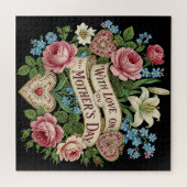 Moederdag met liefde legpuzzel (Horizontaal)