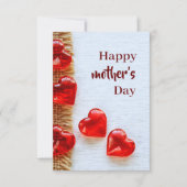 Moederdag met liefdescandy Kaart (Voorkant)