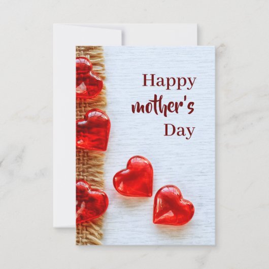 Moederdag met liefdescandy Kaart (Voorkant)