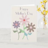 Moederdag met madeliefjes kaart (Gele Bloem)