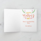 Moederdag met pinguïns kaart (Binnen)