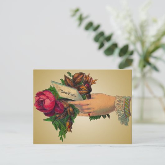  Moederdag met rode bloemen Briefkaart (Staand voorkant)