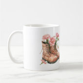 Moederdag met Roze Anjer Bloem voor Mama Koffiemok (Links)