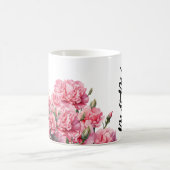 Moederdag met Roze Anjer Bloem voor Mama Koffiemok (Center)