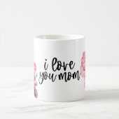 Moederdag met Roze Anjer Bloem voor Mama Koffiemok (Center)