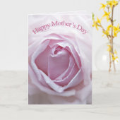 Moederdag met roze roze roze kaart (Gele Bloem)