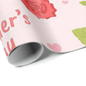 Moederdag met Rozen Cadeaupapier (Rol Hoek)