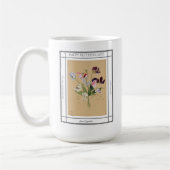  moederdag met zoete erwten bloemen koffiemok (Links)