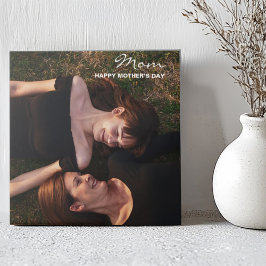 Moederdag Mijn beste vriend Custom Photo Tegeltje