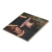 Moederdag Mijn beste vriend Custom Photo Tegeltje (Zijkant)