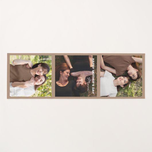 Moederdag Mijn beste vriend Custom Photo Yogamat (Voorkant (horizontaal))