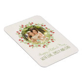 Moederdag minimalistische Roos Waterverf Wreater Magneet (Rechterzijde)