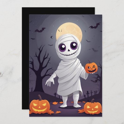 Moederdag mischief – Halloween cadeaukaart Feestdagenkaart (Voorkant / Achterkant)
