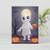 Moederdag mischief – Halloween cadeaukaart Feestdagenkaart (Staand voorkant)