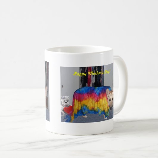 Moederdag modelleerkleding koffiemok (Voorkant rechts)