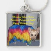 Moederdag modelleerkleding sleutelhanger (Voorkant)