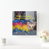 Moederdag modelleerkleding vierkante klok (Huis)