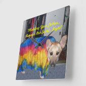 Moederdag modelleerkleding vierkante klok (Hoek)