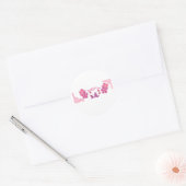 Moederdag Modern cadeaupakket Ronde Sticker (Envelop)