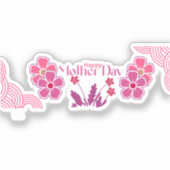 Moederdag Modern cadeaupakket Sticker (Voorkant)