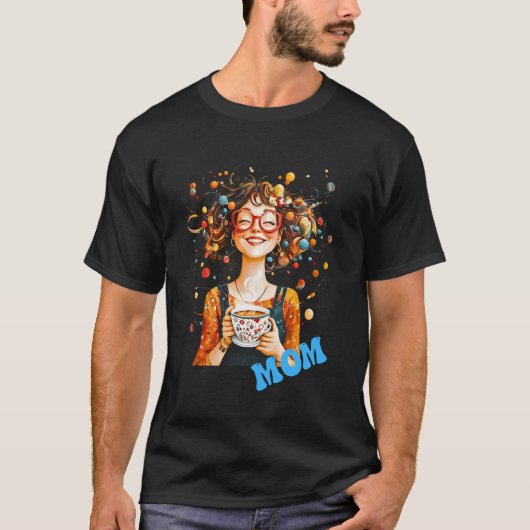 Moederdag Modern Cool Geweldige Moeder T-shirt (Voorkant)