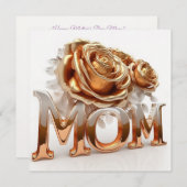 Moederdag modern Holiday Kaart (Voorkant / Achterkant)